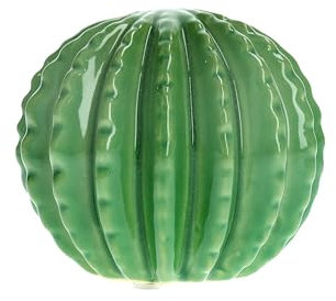 Keyhomestore- Decorazione in ceramica a forma di Cactus, ideale per arredo casa e ufficio soprammobile arredamento creativo ideale bomboniera e idea regalo.