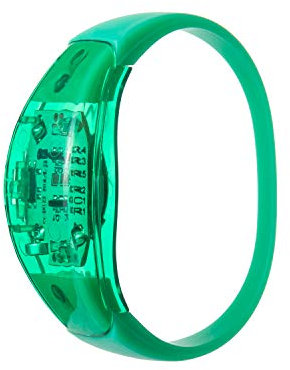 Ultra 1 Grün Soundaktivierte LED-Armbänder Leuchtende Sprachsteuerung LED-Armband Blinkend für Erwachsene Party Männer Frauen Musik Rave-Zubehör LED-Armbänder Veranstaltungen im Dunkeln