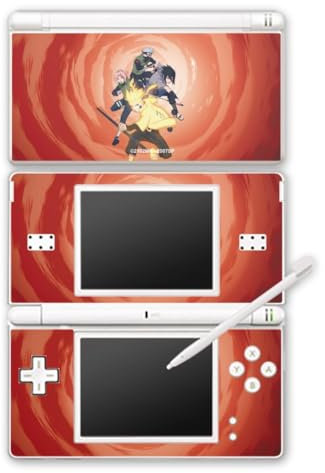 Autocollant Compatible avec Nintendo DS Lite Sticker Film Autocollant Naruto Shippuden Sasuke Sakura
