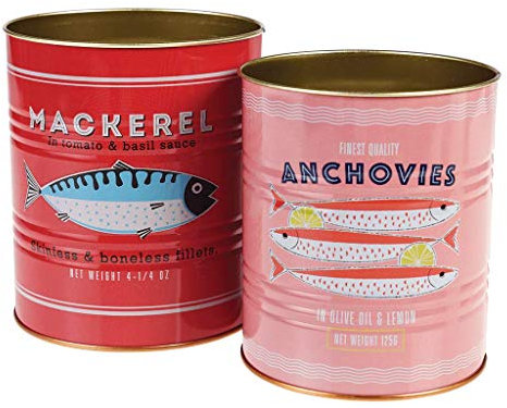 Rex London Mittelgroße Fisch-Vorratsdosen (2er-Set)