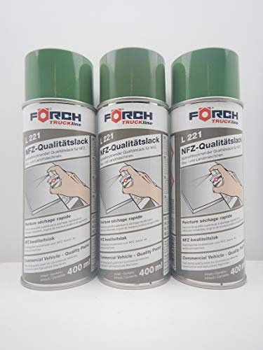 FORCH FENDT GRÜN LANDMASCHINE Traktor Lack LACKSPRAY Spray SPRAYDOSE 400ML (3)