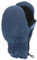 Sterntaler Unisex Kinder Daumen und seitlichem Reißverschluss Fäustlinge, Tintenbl. Melange, 2