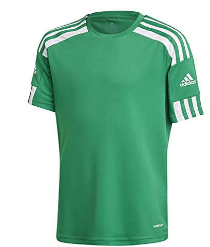 adidas Jungen Squadra 21 Jersey, Team Green / White, 11-12 Years