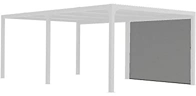 Habrita tenda a pergola bioclimatica grigia per bi r31