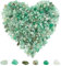 SUNNYCLUE 400 pièces Aventurine Chip Perles 5-8mm Long Green Stone Perles Irrégulier Chips Pierre Perles Gemme Semi Précieuse pour DIY Bijoux Faire Bracelet Collier