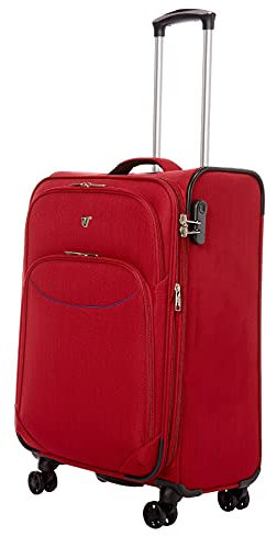 LYS Paris Kabinenkoffer, weich, ausziehbar, rot, Valise Cabine Souple Extensible, Koffer