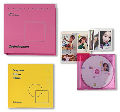 TWICE - 1st Album [TWICETAGRAM] (A Ver.) CD + Booklet + Cover Sticker + Photocards + Jewel Case