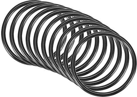 QUARKZMAN 10 Stücke Nitrilkautschuk O-Ring für Wasserhahn Reparatur 46mm x 40mm x 3mm für Wasserhahn Klempner Reparatur Dichtung Verbindung, Schwarz