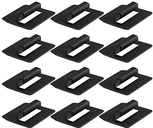 The Lord of the Tools 12pcs Clips de Rideau Pare-Soleil de Voiture Compatible avec Tesla Modèle 3/ Modèle Y/Modèle S/Modèle X Clips de Pare-Soleil pour Toit Ouvrant 40x33mm/ 1.57x1.3 Pouces