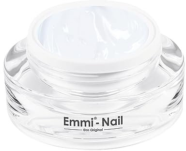 Emmi Nail Studioline Strong White French-Gel | LED UV Nagellack für French Nails | Aufbaugel für Gelnägel mit perfekter Deckkraft | Mittelviskos & standfest | Kein Vergilben | 15ml