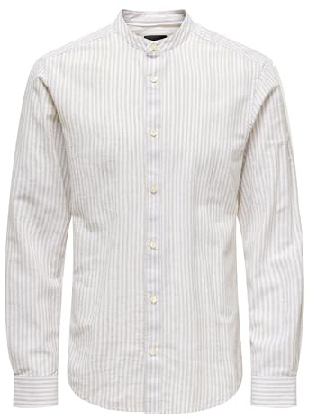 Only & Sons Male Hemd ONSCAIDEN Leinen Hemd | Shirt