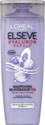 L'Oréal Paris - Feuchtigkeitsspendendes Shampoo für trockenes und müdes Haar – Feuchtigkeit 72H – Glanz – mit Hyaluronsäure – Elseve Hyaluron Repulp – 300 ml