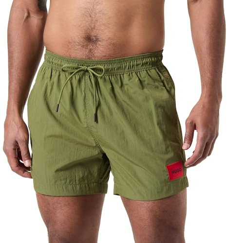 HUGO Herren Dominica Swim Short, Open Green386, S EU