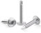 Leryati Lot de 100 vis auto-taraudeuses M4,2 x 50 mm, en acier inoxydable 410 haute résistance, tête Phillips, vis auto-perceuses à tête fraisée, auto-perceuses