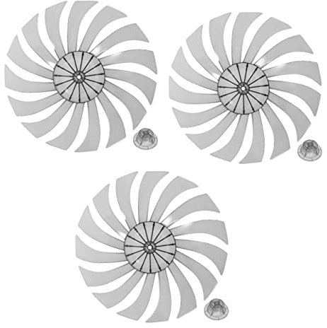ULDIGI 3St Flügel des Bodenventilators Tischventilator Reparaturteil Lüfter Reparaturteile ersatzteile Ersatzteil für Handgebläse kleiner Tischventilator Fan-Zubehör
