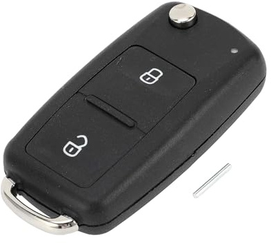 A ABSOPRO 2 Buttons Schlüsselgehäuse Gehäuse Keyless Entry Fernschlüssel Ersatzgehäuse für Volkswagen für VW Transporter T5 T6 Amarok Golf