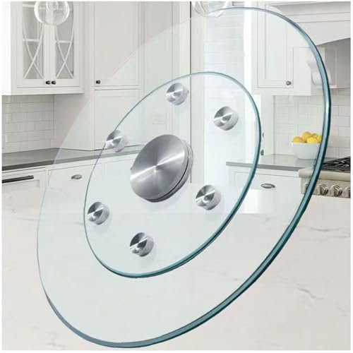 50-110cm Hotel Drehteller Lazy Susan Drehplatte Für Esstisch,Runde Serviceplatte 360º Drehbar Servierteller,150-300kg Kapazität(50 cm)