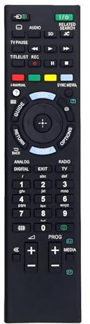 RM-ED052 Replacement Remote for Sony Smart TV KDL-40HX850 KDL-46HX850 KDL-55HX855 KDL-40HX853 KDL-55W805A KDL-46HX855 KDL-65W855A KDL-55W809A KDL-47W809A KDL-42W809A KDL-47W808A KDL-42W808A