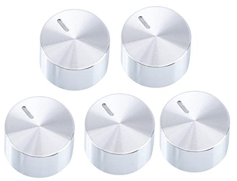 BUGUUYO 5 Stück Herdknöpfe Ersatz Bedienknöpfe Herdknopf Ersatz Für Elektroherd Drehknopf Aus Hochwertigem Metall