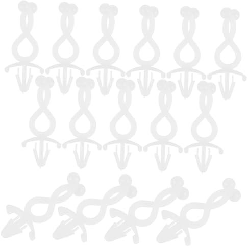 Hemobllo 100pcs Pin Type Fixture Wire Hanger Conduit Cable Fixing Clip Outdoor Cable Trunking Cords Power Strip Drywall Charging Cord Anchor Cord Clips Fastener Nylon Transparent
