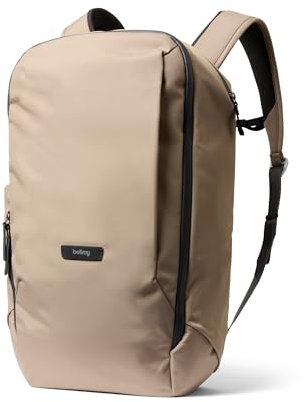 Bellroy Transit Workpack (26 Liter, Laptops bis zu 16”, technisches Zubehör, Sportausrüstung, Schuhe, Wasserflasche, Dinge des täglichen Bedarfs) - Stone