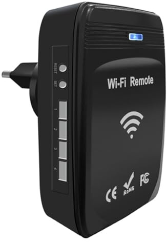 Ujjdwiurgh Garagentor-Fernbedienung, 287-868 MHz WiFi-Fernbedienung für das Handy, Videobetrieb für Elektrische Rolltor-Tür, EU-Stecker