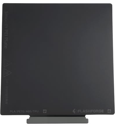 FLASHFORGE Adventurer 5X Smooth PEI Platform, Fit for AD5X/Adventurer 5M/Adventurer 5M PRO