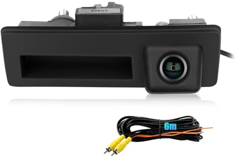 CAMECHO Rückfahrkamera HD, wasserdicht, Kamera, Parkkamera für Audi A3, S3, S5, A4L, A6L, Q3, Q5, Q7, Volkswagen VW Tiguan, Passat, Sagitar, Lavida, Touareg – Rückfahrkamera für Autos