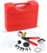 HTOMT 2 in 1 Brake Bleeder Kit Hand Held Vacuum Pump Test Set for Automotive with Protected Case,Adapters,One-Man Brake and Clutch Bleeding System(Red)