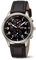 Boccia Herren Chronograph Quarz Uhr mit Leder Armband 3756-04