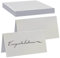 YOTINO 50Pcs Tischkarten, Platzkarten Blanko, Sitzkarten Namenskarten zum Beschriften, für Tischreservierung, Hochzeit, Geburtstag, Kommunion, Taufe, Party(10x10cm)