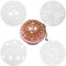 Sprießen 4 Arten Blume Herz Spray Schablonen Geburtstag Kuchenform Dekorieren Bäckerei Werkzeuge DIY Herzen Blumen Paisley Wiederverwendbare Kuchen Dekorieren Schablonen