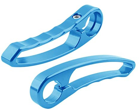 Perfeclan Fahrrad Lenkerhörnchen MTB Lenker aus Aluminium, Blau