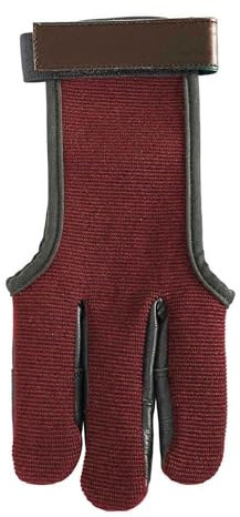 by Beier Germany Schießhandschuh Burgund Baumwolle & Leder M