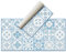 Alfombra Vinílica Hidráulica (120 x 60 cm, Azul) - Distintos colores y tamaños - Alfombra Cocina, baño, salón Comedor - Antideslizante - Alfombra Dormitorio - Goma esponjosa y Suelo PVC