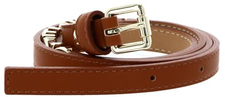 Valentino Gürtel Emma Winter Belt W105 Cuoio/Oro braun beige kürzbar wendbar