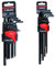 Bellota 6459-9 Tip - Pack De 9 Llaves Torx Punta Inviolables, Pavonadas En Doble Clip + 6457-9 - Llaves Allen, Herramienta Allen Fija De Forma Hexagonal, Con Cabeza De Bola