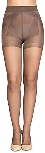 LORES Damen Push Up Strumpfhosen Brazil Effect Control Butt Lifting Strumpfhosen Beine Abnehmen, Castro L