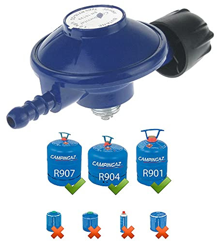 CPUK Camping Gaz R716CG 30mb Butane Gas Bottle Regulator Fits 907 904 907 Screw On Type Cylinders R716