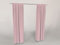 Tom'Shop Vorhänge [Dunkel Rosa, Tunnelband, 135cm x 175cm] 2er Set Vorhang für Schlafzimmer Wohnzimmer Babyroom Gardine mit Ösen/Tunnelband/Kräuselband