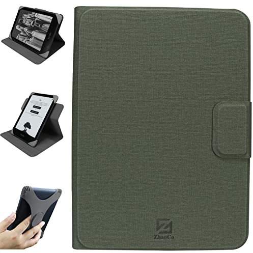 Étui Détachable Universel pour 6,8 Pouces eReaders E-Book Tablet, Léger Housse de Protection avec Angles de Vision Multiples - Vert