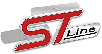 GRFIT Kofferraum Heckflügel Logo Abzeichen Autoaufkleber für ST LINE,C