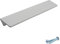 M4TEC Bar Kitchen Cabinet Handles, Kitchen Cupboard Door Handles, Wardrobes and Drawers, Bedroom Furniture Finger Edge Pull Handle White. VE8 Series: 96 mm Pack of 10