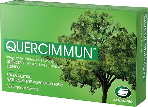 Quercetina e zinco | Quercimmun - integratore alimentare per la normale funzione del sistema immunitario - 30cps rivestite