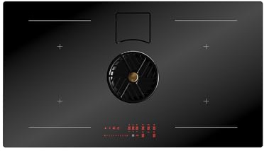 Bertazzoni Modern Series P804ICH2M30NC Venting Induction Hob - Nero - For Ducted/Recirculating Ventilation