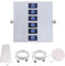 KKBSTR Amplificatore 4G 5G Ripetitore 4G 5G, Amplificatore Segnale Cellulare 6 Bande, Supporta Tutte le Bande di Frequenza Europee