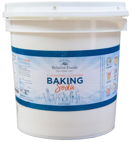 Relative Foods Pure Baking Soda, Gluten-Free, 10 lb Pail