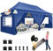 HOTEEL Gazebo 3x6 Con 6 Pareti Laterali, Uv 50+ E Impermeabile Gazebo 3x6 Esterno Resistente, Telaio Spesso, Ampio Spazio Gazebo, Per Matrimoni, Spiagge, Feste, Patio (Blu scuro)