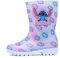 Disney Stitch - Stivali di gomma per bambini, stivali da pioggia Wellington per bambine, Viola, 28 EU