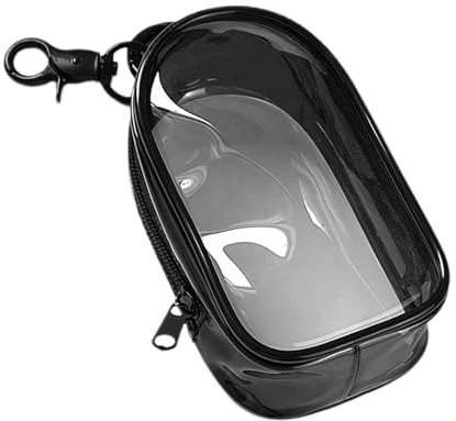Porte-clés pochette transparente – Petit sac à main avec porte-clés | Petite pièce de monnaie | Sac pour câble de charge | Sac à main transparent | Sacs de rangement | Petite pochette pour organiser